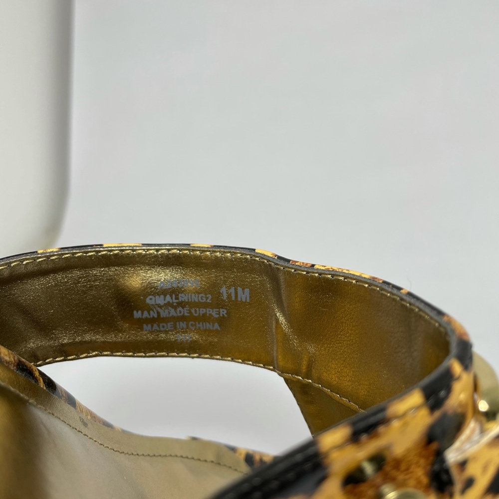 Leopard Print Sandals - Picture 2 of 5